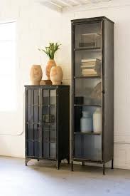 Cabinet Shown Is The Taller One Pictured On The Right The Shorter One Is Listed Separately Product Industrial Cabinet Apothecary Cabinet Glass Curio Cabinets