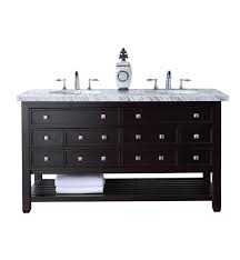 This freestanding base is perfect for modern and contemporary aesthetics. James Martin 505 V60d Ceo Vancouver 60 Double Bathroom Vanity With Drawers In Cerused Espresso Oak Finish