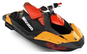 You choose the material and color for each panel on the seat. 2019 Sea Doo Spark 2up