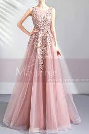 Robe très en vogue en ce moment, parfaite pour les mariages, les soirées de gala et autres évènements ou les belles tenues sont de rigueur. Robe Soiree Longue Pour Mariage Rose Sans Manches A Broderies Ref L2021 Robes De Ceremonie