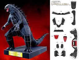 Godzilla 2014 Paper Model Paper Models Origami Godzilla Godzilla Birthday Party