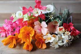 Wax dipped flowers also should be hung to dry upside down as this retains the petal shape. 33 Diy Crepe Paper Flowers Tutorials