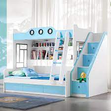 Children Beds Kids Solid Wood Bunk Bed Double Beds With Slide Stair For Children Bedroom Furniture Bedroom Sets Aliexpress