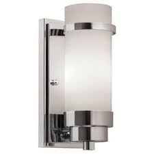 Shop Bel Air Lighting 1 Light Chrome Arm Sconce At Lowes Com Bathroom Wall Sconces Wall Sconce Hallway Wall Sconce Lighting Bathroom