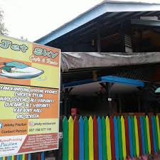 We have the largest free riding area on the beach. Jet Sky Cafe And Resto Restoran