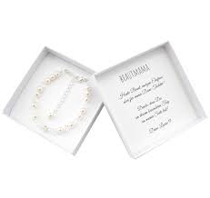 Geschenk Brautmama Geschenk Mutter Der Braut Geschenk Brautmutter Kaufen Bei Sr Jewelry Hochwertiges Perlenarm Brautigam Geschenk Geschenkbox Hochzeit Braut