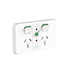 Clipsal Iconic 3025rcd30 Vw Power Outlet Twin 30ma Rcd Protected 250vac 10a Clipsal By Schneider Electric