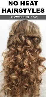 Cute Hairstyles For School Teens Medium Hair Long Hair Achieve No Heat Curls Overnight Quick He Heatless Curls Hairstyles For School Curls For Long Hair