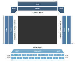 Ibrox Stadium Seating Plan Postcard Ibrox Stadium Seating