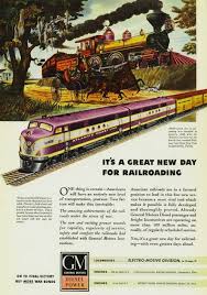 General Motors Electromotive Division 1945 Scenic Railroads Train Posters Train