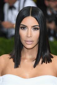 Ladies if you have medium length hair then this would be the easy and stylish layers are a dazzling option if your have naturally medium straight sleek hair, or if you like to hold your hair straightened. Kim Kardashian Medium Straight Cut Kim Kardashian Hair Lookbook Stylebistro