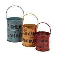 Favorite add to more colors sparkler holder for weddings / wedding sparkler box / wedding sparkler container / sparkler send off / rustic wedding / boxes & containers. The Gray Barn Jartop Rustic Distressed Metal Containers Set Of 3 On Sale Overstock 22695215