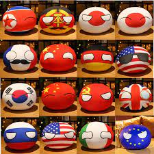 Ball Stuffed Animals Countries | Countryballs Stuffed Animals - 39 10cm  Plush Toys - Aliexpress
