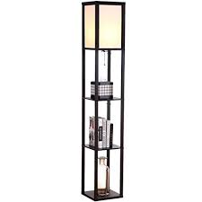 Free 2 Day Shipping Buy Brightech Maxwell Led Shelf Floor Lamp Modern Standing Light For Living R In 2020 Floor Lamp With Shelves Modern Floor Lamps Standing Lamp