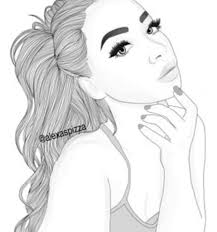 ▷ 1001 + ideen und inspirationen für schöne bilder zum nachmalen! Pinterest Brittesh18 Umrisszeichnungen Tumblr Kunst Madchenzeichnungen