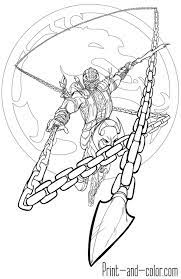 Maybe you would like to learn more about one of these? Mortal Kombat Coloring Page Scorpion 3 Mortal Kombat Art Mortal Kombat Drawings Mortal Kombat