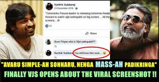 Speaking about his upcoming project, subbaraj confirmed in an interview. That Role Came To Me After Amitabh Bhachan Kamal Haasan Vijay Sethupathi Says Proudly Watch Chennai Memes