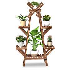 Handcrafted wooden plant stand durable wooden plant stand finished in natural color of wood. Balcony Flower Stand Wooden Flower Pot Stand Solid Wood Indoor Plant Stand Household Flower Garden Stand Flower Rack Shelves Plant Shelves Aliexpress