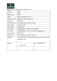Pdf Assignment 1 Bcom Scm Business Management Year 1 A Thabani Nyathi Academia Edu