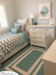 Use light, crisp colors to combat unique features like lower ceilings. Small Bedroom Decorating Ideas On A Budget Small Bedroom Ideas