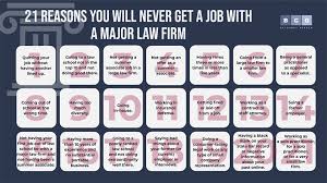 Top in our class 1603 people have rated their experience 4.4/5 in the last 30. 21 Reasons You Will Never Get A Job With A Major Law Firm Now Or Ever Again Bcgsearch Com