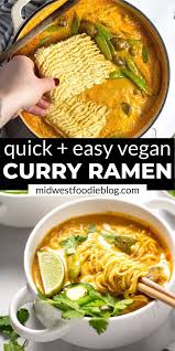 Easy Vegan Ramen Noodles Recipe Easy Vegan Curry Vegan Dinners Food