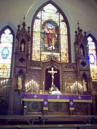 High Lutheran Sanctuary Church Interior Church Church Building
