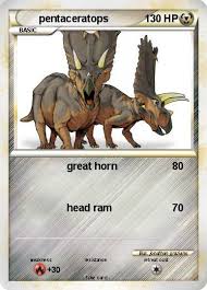 This powerful pokémon thrusts its prized horn under its enemies' bellies, then lifts and throws them. Pokemon Pentaceratops 3