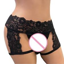 Garter is made of eyelash. Buy Sexy Lingerie Men S Panties Mens Sissy Underwear Lace Thong Enhance Pouch Bikini Hollow Out Briefs Pants Stringi Seksualnye Cicig