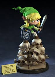 3d Sculpt And Stylisation From An Idea Of Scottie Young Illustration For This Amazing Character Form Zelda Video Game Art Toy Nintendo Fan Art Character Design