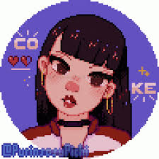 Coca-Cola Girl : r/PixelArt