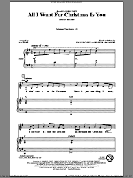 All I Want For Christmas Is You ноты для фортепиано Carey All I Want For Christmas Is You Arr Mac Huff Sheet Music For Choir Sab Soprano Alto Bass Sheet Music Music Christmas Sheet Music