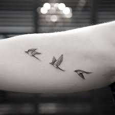 Swallow tattoos are recognized to be very meaningful to sailors to show off their experience. 100 Lovely Swallow Tattoos Cuded