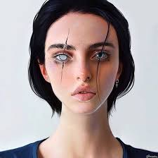 This Is My Absolute Favourite Human This Girl Radiates So Much Self Confidence And At The Same Time Sadness That I Simp Digital Art Girl Art Girl Portrait Art