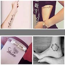 For the best application of your tattoo, be sure your skin is dry, and free of oil, lotion and makeup, since temporary tattoos apply best to clean, dry skin. 60 Sheets Temporary Tattoos Inscriptions Waterproof Stickers Sleeve Men Women Fake Tattoo And Body Art Female Stickers 5 7 9 7cm Temporary Tattoos Aliexpress