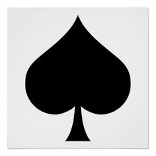 Black Ace Of Spades Logo Spade Symbol Poster Ace Of Spades Tattoo Spade Tattoo Symbolic Tattoos