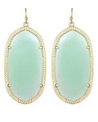 Danielle Earrings In Chalcedony Kendra Scott Jewelry Fashion Earrings Danielle Earrings Chalcedony Earrings