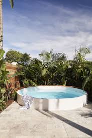 The Barefoot Bay Cottage Byron Bay Earp Bros Concrete Swimming Pool Round Pool Swimming Pool Designs