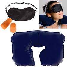 Buy 3 In 1 Tourist Neck Travel Pillow With Cushion Car Eye Maks Sleep Rest Shade And Ear Plug Online At Low Prices Neck Pillow Travel Travel Pillow Travel Set