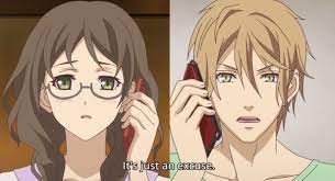 This Is From The Anime Konbini Kareshi The Couple In The Picture Is Towa Honda And Mami Mihashi Anime Japanese Cartoon Japanese Anime