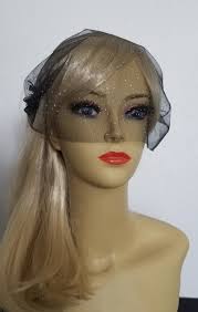 SPARKLE BIRDCAGE VEIL