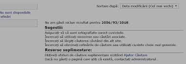 Check spelling or type a new query. AtenÅ£ie OpÅ£iunea CÄutare De Pe Portal Just Ro Nu Intoarce Dosarele Inregistrate DupÄ 6 August 2018 Supervizor Ro