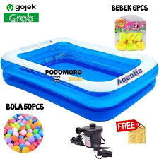 Harga kolam renang anak yang ukuran besar terbaru juni 2021! Jual Aquatic C006 54006 Kolam Renang Karet Anak Keluarga Besar 262 Cm Famil Terbaru Juni 2021 Blibli