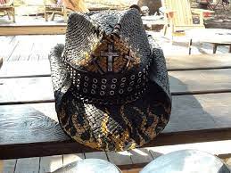 Western Hat Biker Rocker Steampunk Rockabilly Western Hats Biker Hats