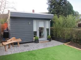 Dark Grey Cedral Weatherboard Is Very Popular With Our Executive Garden Rooms Clients Garden Room Garden Huts Garden Cabins