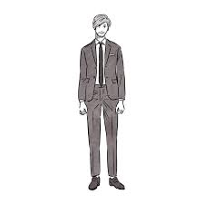 体型別 痩せ ぽっちゃり 低身長 スマートに見えるスーツの選び方 メンズファッション leon レオン オフィシャルwebサイト 人 イラスト ぽっちゃり イラスト ファッション イラスト 男性