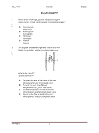 Keratan rentas kulit manusia keratan rentas kulit manusia. Soalan Objektif