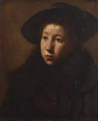 Femme au chapeau noir