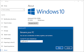 كيفية تغيير اسم الكمبيوتر فى ويندوز 10 بسهولة windows 10 multi tasking letters