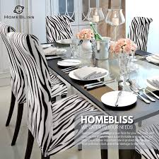 Zebra Print Chairs Dining Chair Covers Slipcovers Printed Chair
